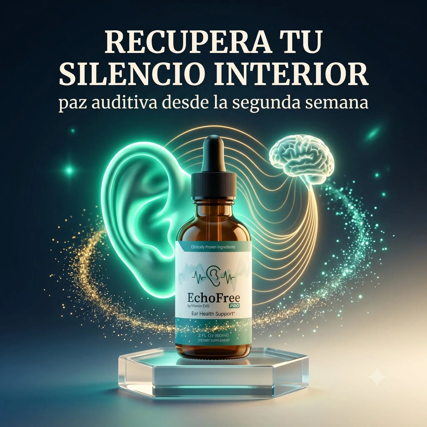 EchoFree Pro — Alivio Natural del Zumbido en Oídos · Salud Auditiva
