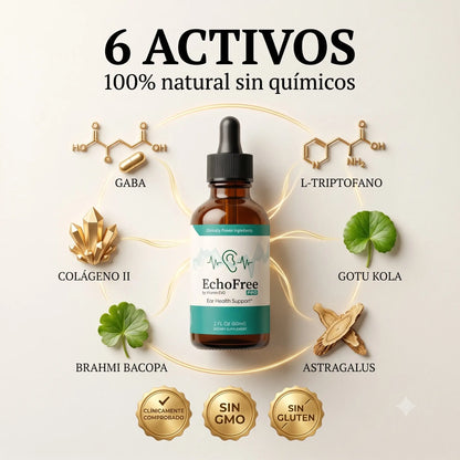 EchoFree Pro — Alivio Natural del Zumbido en Oídos · Salud Auditiva